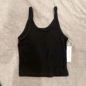 ARQ NWT cropped tank black XXS